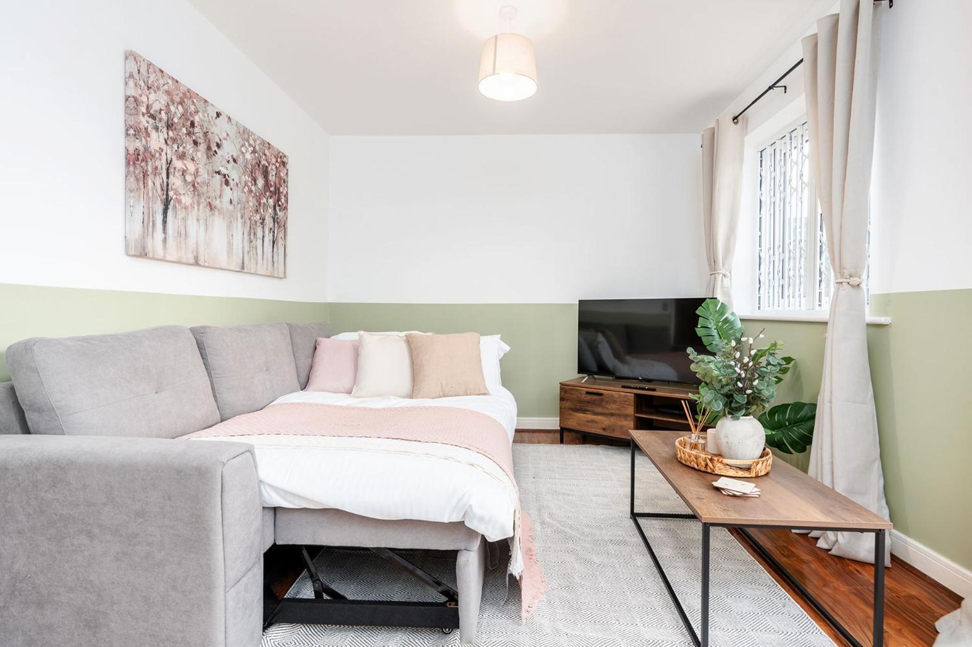 6 Guests - 3 Bedrooms - Free Wi-fi - Casa de férias Manchester